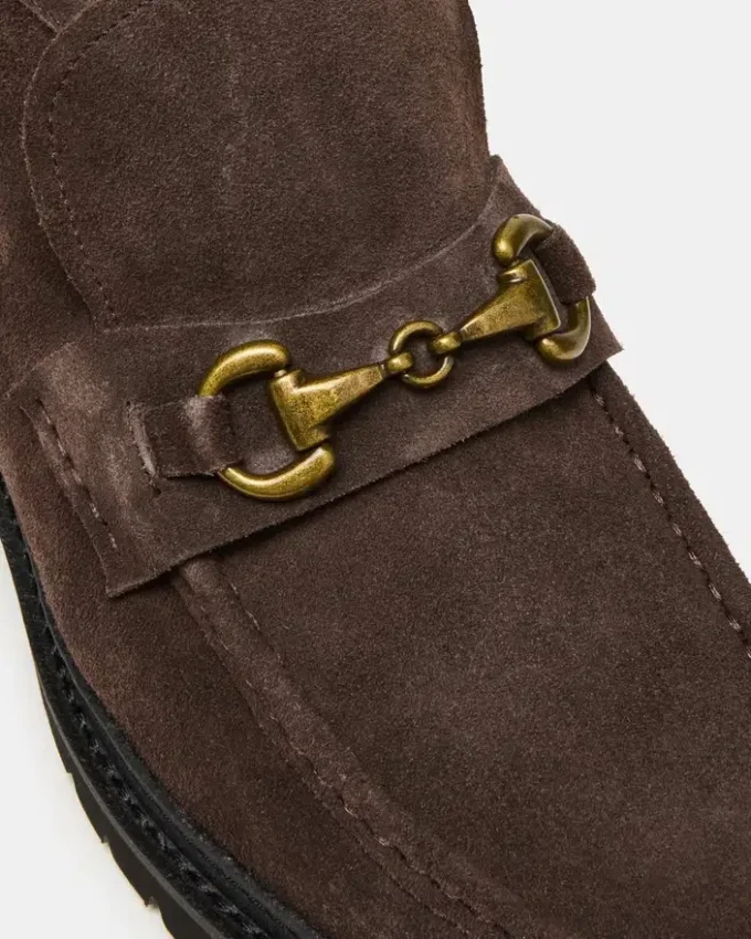 Deputy em camurça castanha chocolate