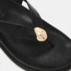 Elvia em couro preto