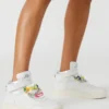 Emilee em couro branco Emilee em couro branco