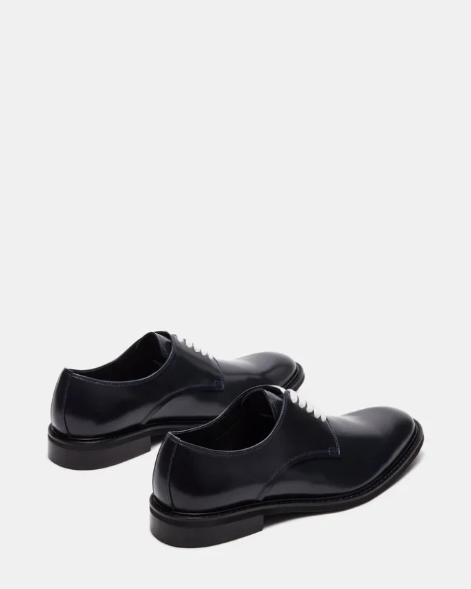 Hadar em couro azul-marinho