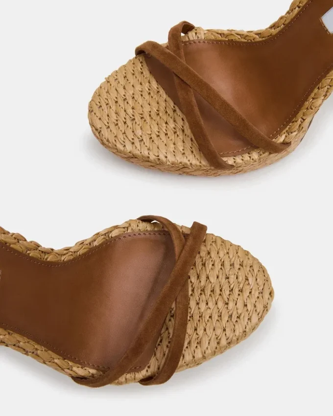 Juni Chestnut Suede Raffia Juni Chestnut Suede Raffia