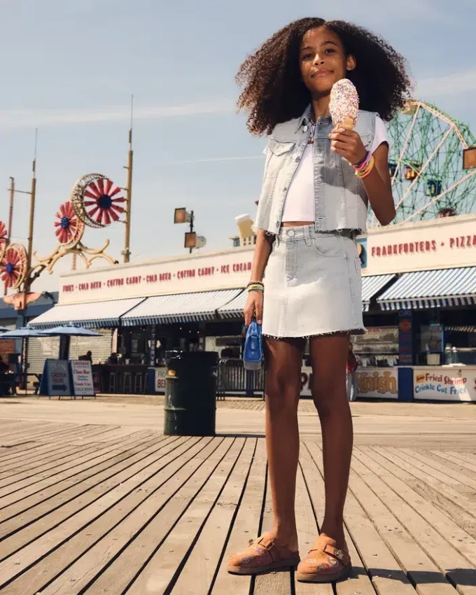 Kids Moneyy Castanho com Strass