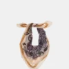 Lenço quadrado floral boho marfim