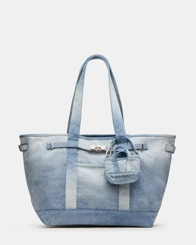 Mala Boat Bag em Denim Mala Boat Bag em Denim