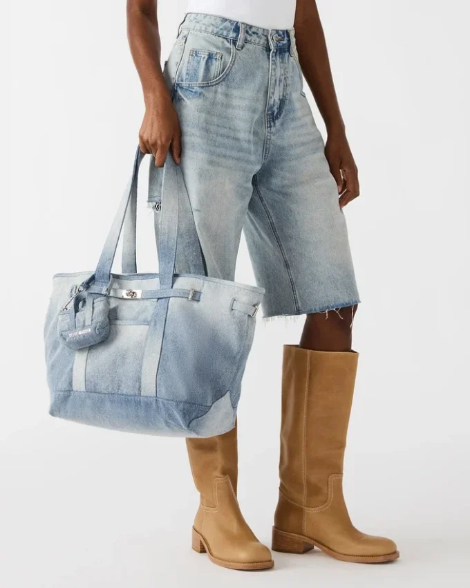 Mala Boat Bag em Denim Mala Boat Bag em Denim
