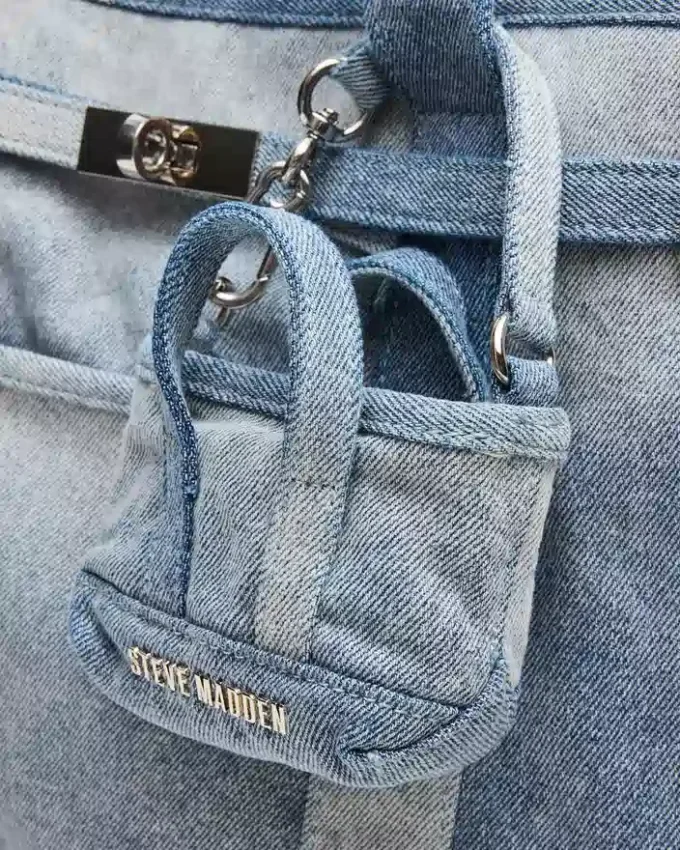 Mala Boat Bag em Denim Mala Boat Bag em Denim