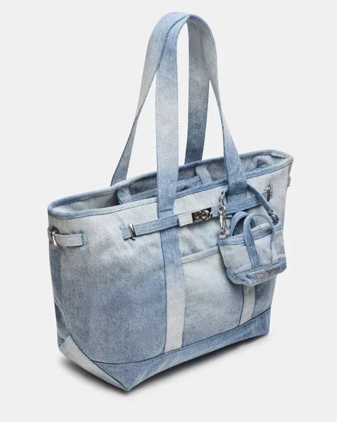 Mala Boat Bag em Denim Mala Boat Bag em Denim