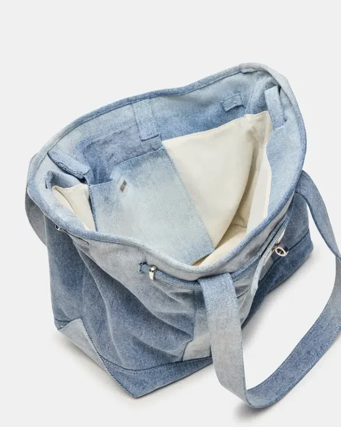 Mala Boat Bag em Denim Mala Boat Bag em Denim