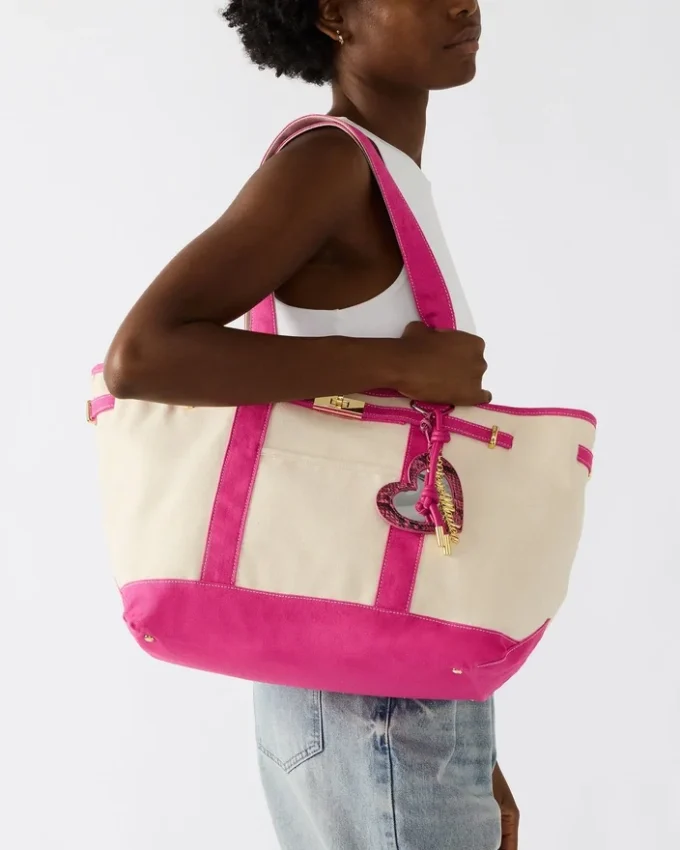Mala Bolsa de Boate Rosa Choque Mala Bolsa de Boate Rosa Choque