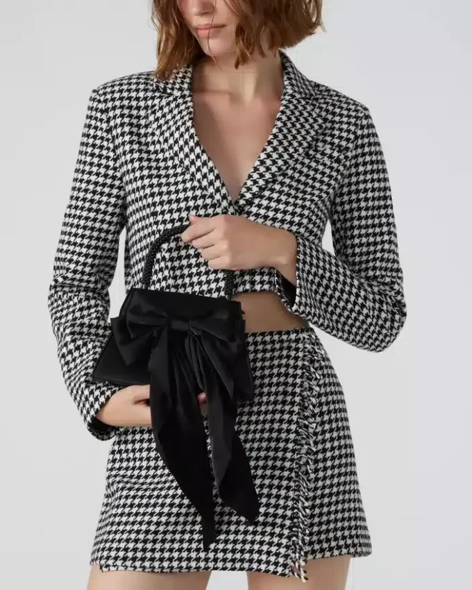 Mala Cosette em cetim preto