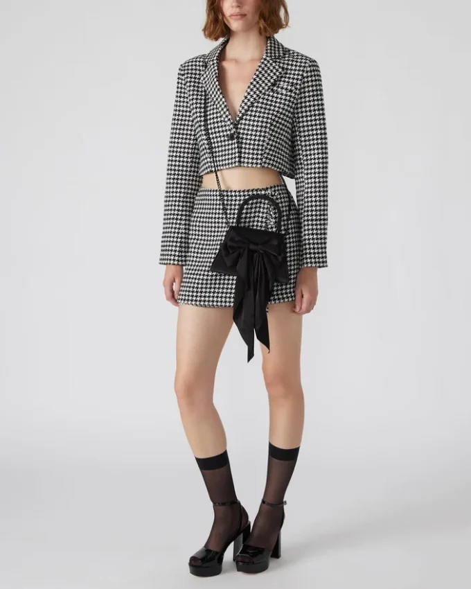 Mala Cosette em cetim preto