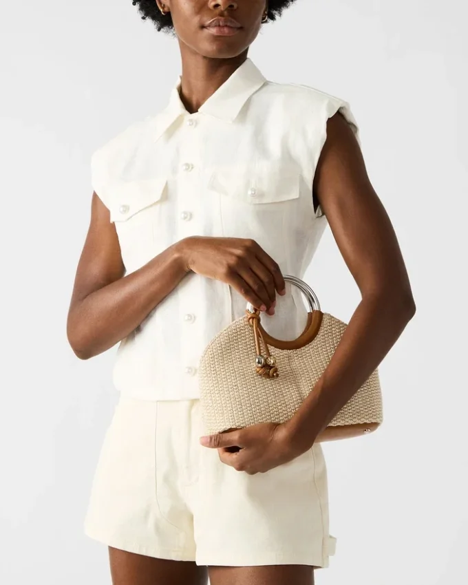 Mala de palha Geena Light Natural