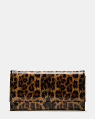 Mala Juliana em Couro Envernizado Leopard