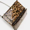 Mala Juliana em Couro Envernizado Leopard