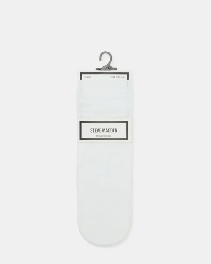 Meias curtas folgadas em rede brancas