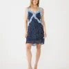 Mini-vestido Adalina Vintage Navy Mini-vestido Adalina Vintage Navy