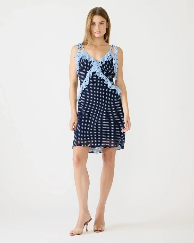 Mini-vestido Adalina Vintage Navy Mini-vestido Adalina Vintage Navy