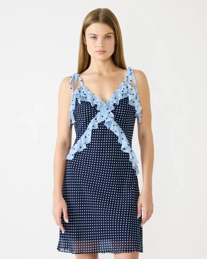 Mini-vestido Adalina Vintage Navy Mini-vestido Adalina Vintage Navy