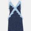 Mini-vestido Adalina Vintage Navy Mini-vestido Adalina Vintage Navy