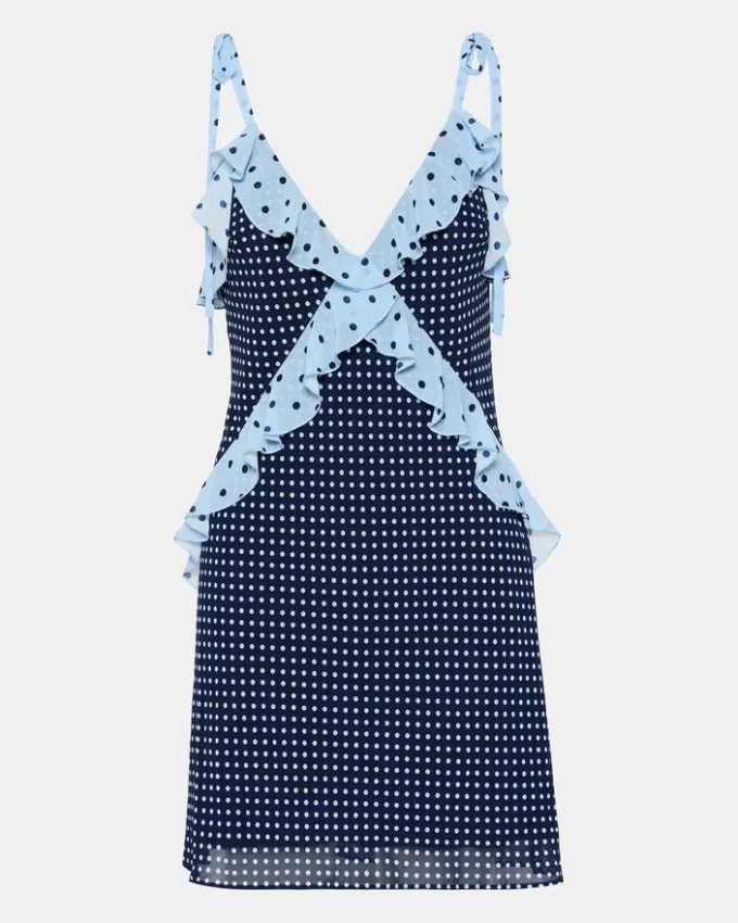 Mini-vestido Adalina Vintage Navy Mini-vestido Adalina Vintage Navy