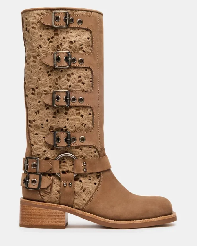 Nubuck floral castanho claro Rocky Nubuck floral castanho claro Rocky