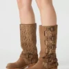 Nubuck floral castanho claro Rocky Nubuck floral castanho claro Rocky
