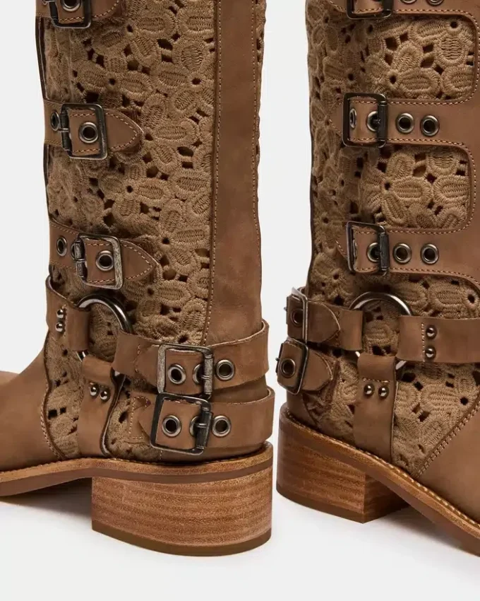 Nubuck floral castanho claro Rocky Nubuck floral castanho claro Rocky