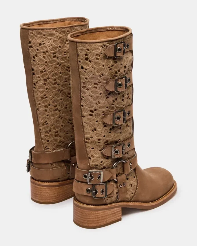 Nubuck floral castanho claro Rocky Nubuck floral castanho claro Rocky