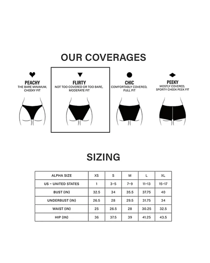 Calcinha de biquíni com brilhos Chevron Roxa