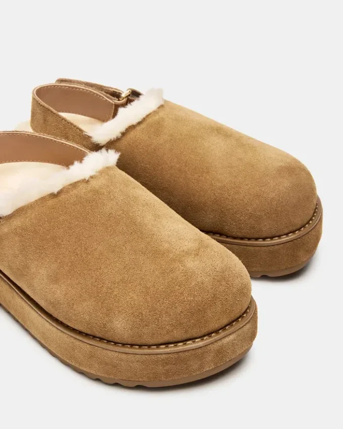 Pele sintética suave Camurça cor de conhaque