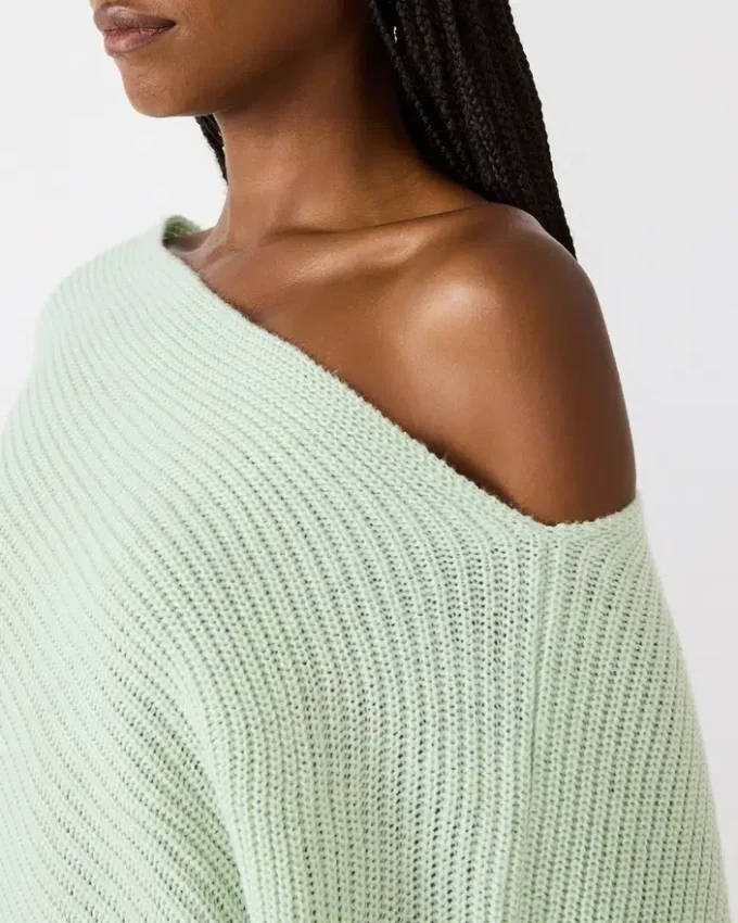 Poncho Channing Verde Baía Poncho Channing Verde Baía