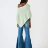 Poncho Channing Verde Baía Poncho Channing Verde Baía