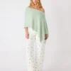 Poncho Channing Verde Baía Poncho Channing Verde Baía