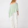 Poncho Channing Verde Baía Poncho Channing Verde Baía
