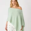 Poncho Channing Verde Baía Poncho Channing Verde Baía