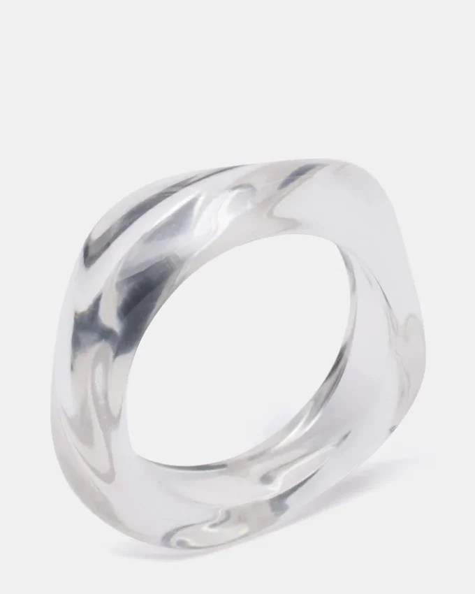 Pulseira Curva Retro Transparente