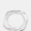 Pulseira Curva Retro Transparente