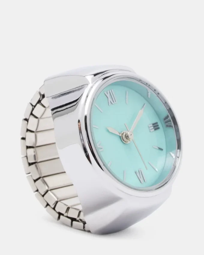 Relógios-anel azul Relógios-anel azul