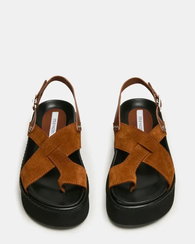 Rory em camurça castanha