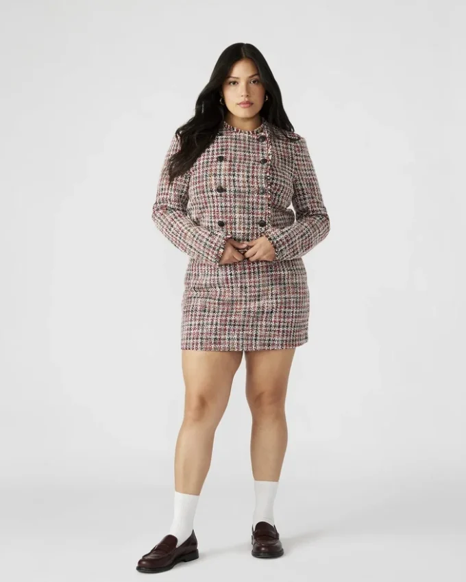 Saia Mattea Vermelho Multicolorido