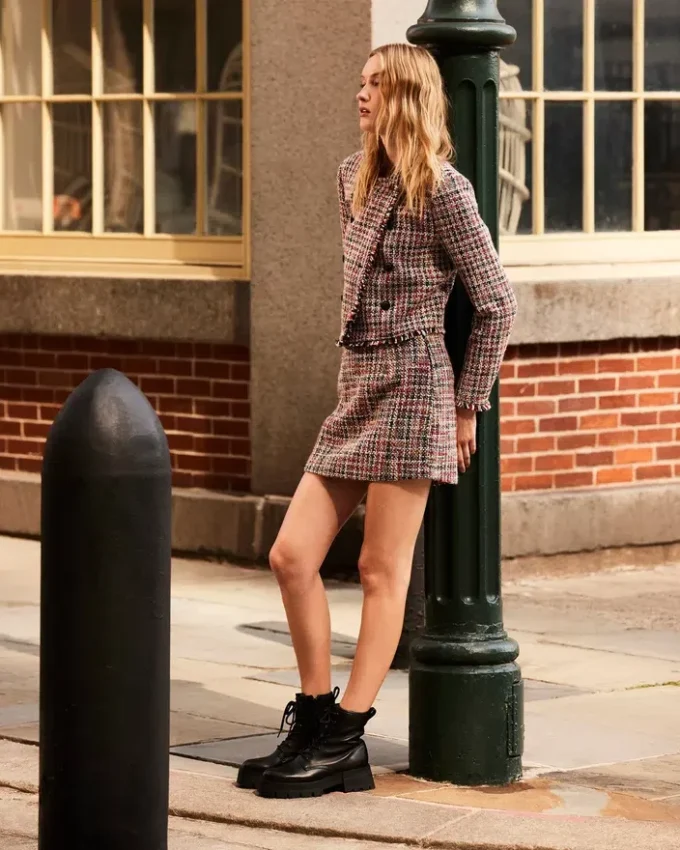 Saia Mattea Vermelho Multicolorido