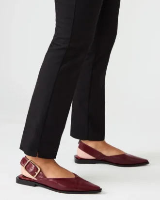 Shay em couro bordô Shay em couro bordô