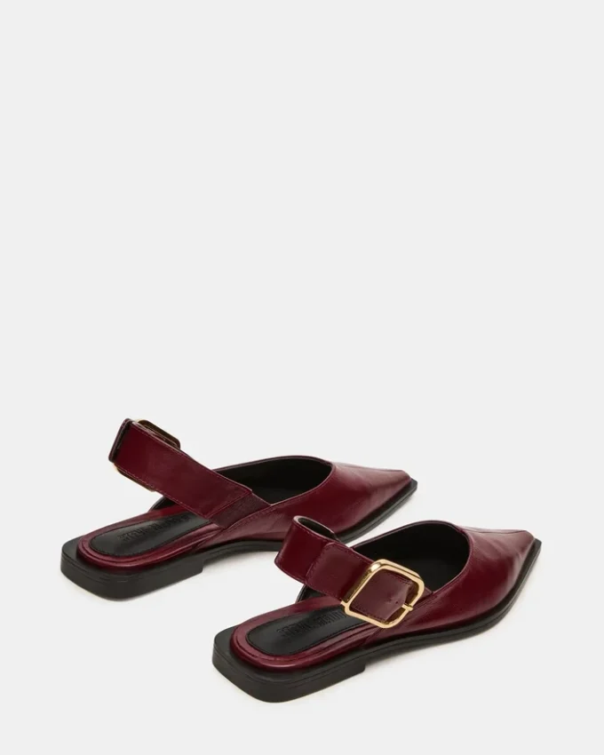 Shay em couro bordô