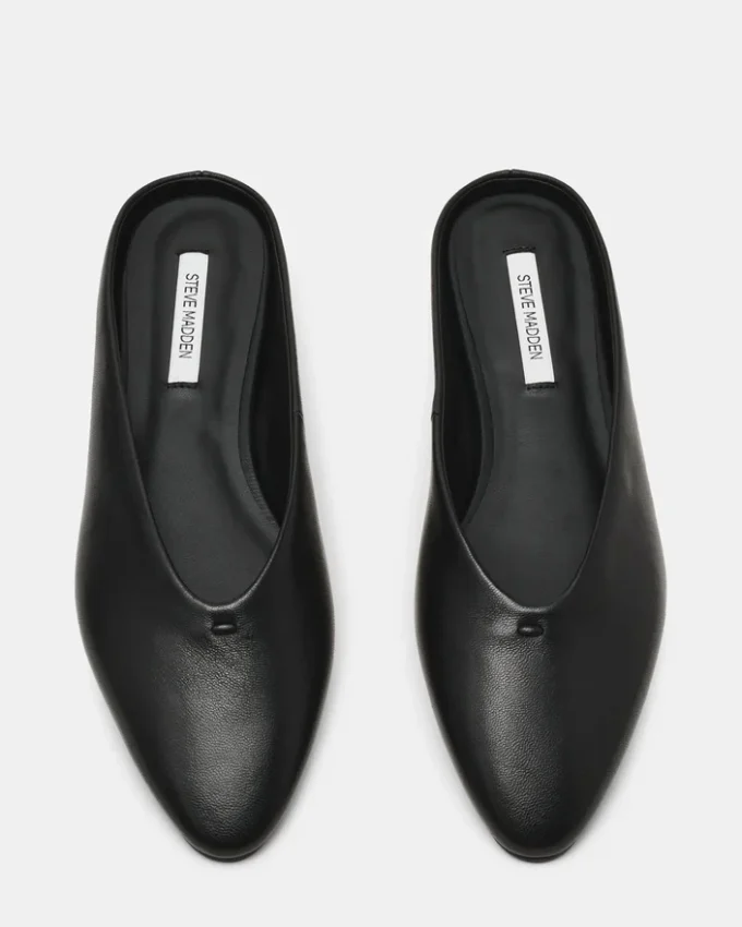 Sherman em couro preto