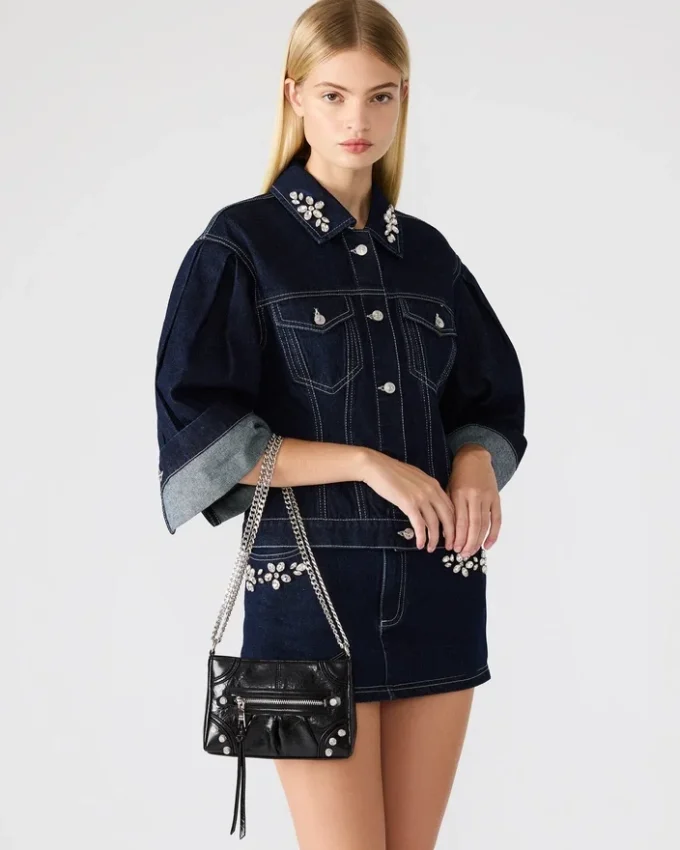 Sky Bag Preto/Prateado