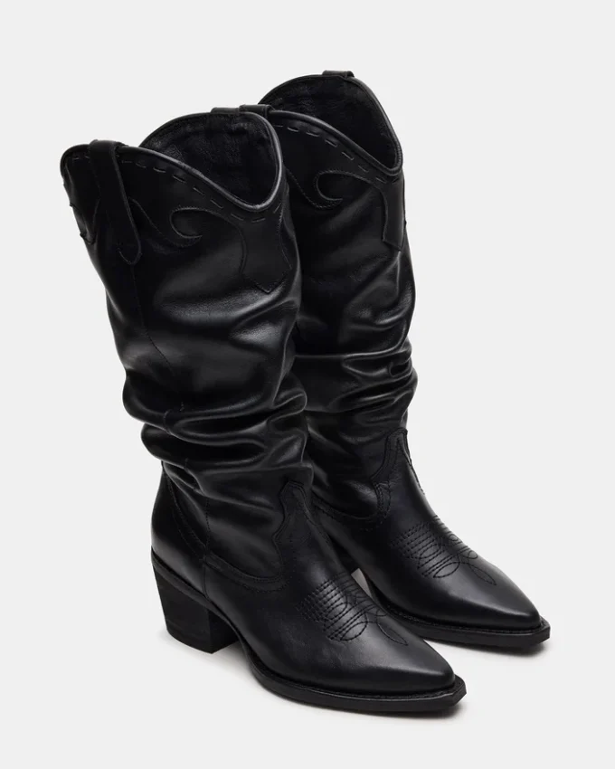 Stage em couro preto