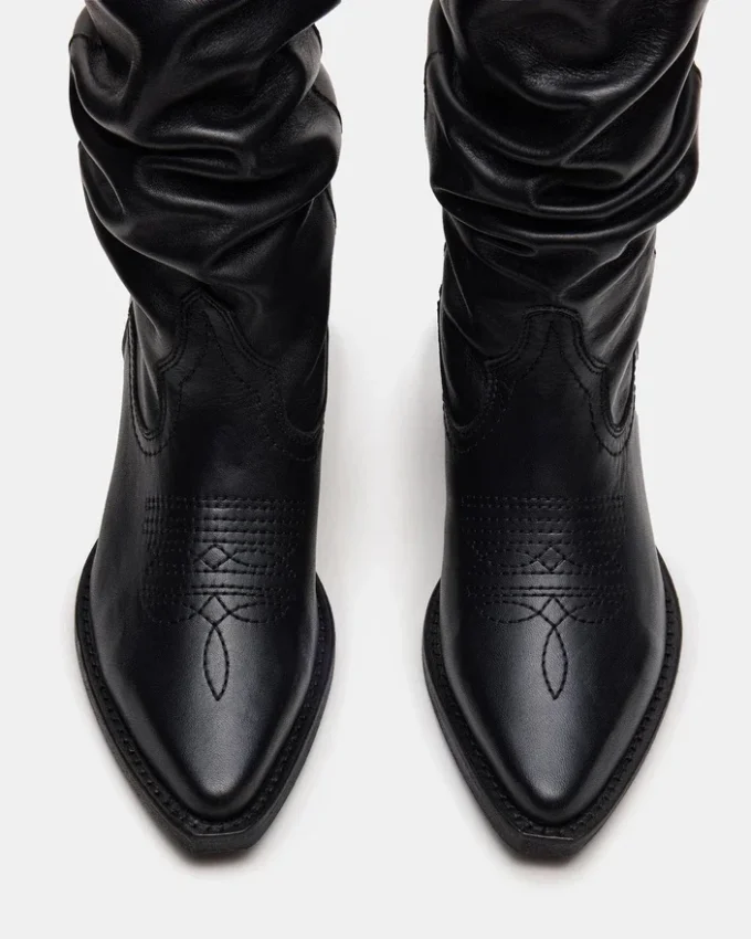 Stage em couro preto