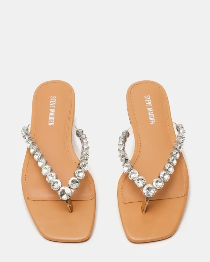 Strass prateados em mármore