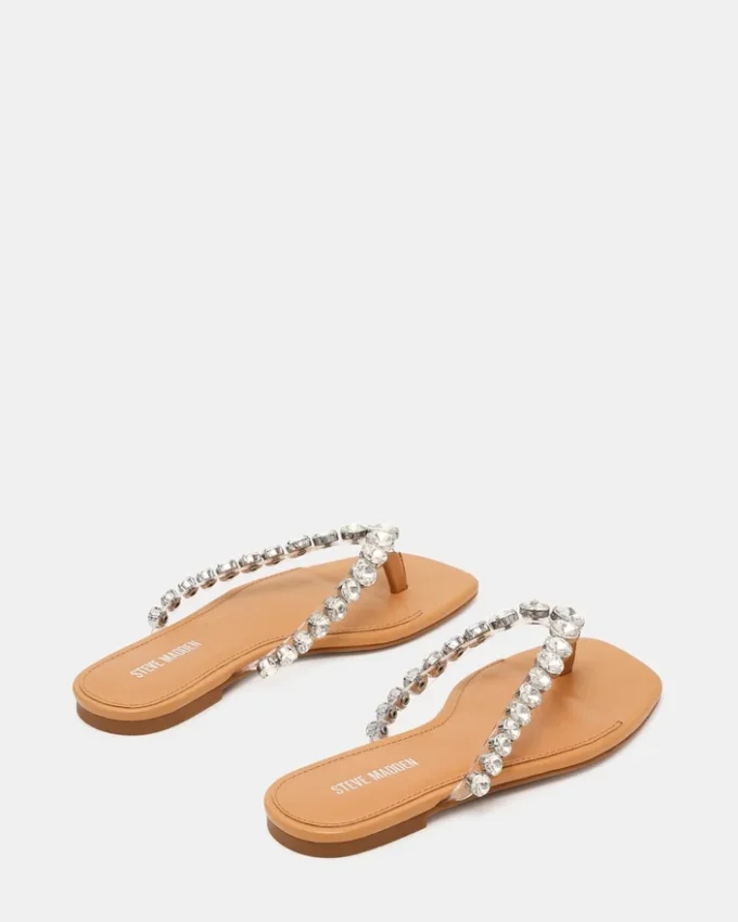 Strass prateados em mármore