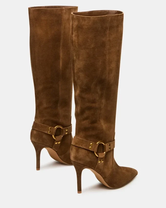 Talis em camurça castanha